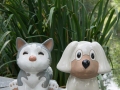 Chien-chat-statue-collection-deco
